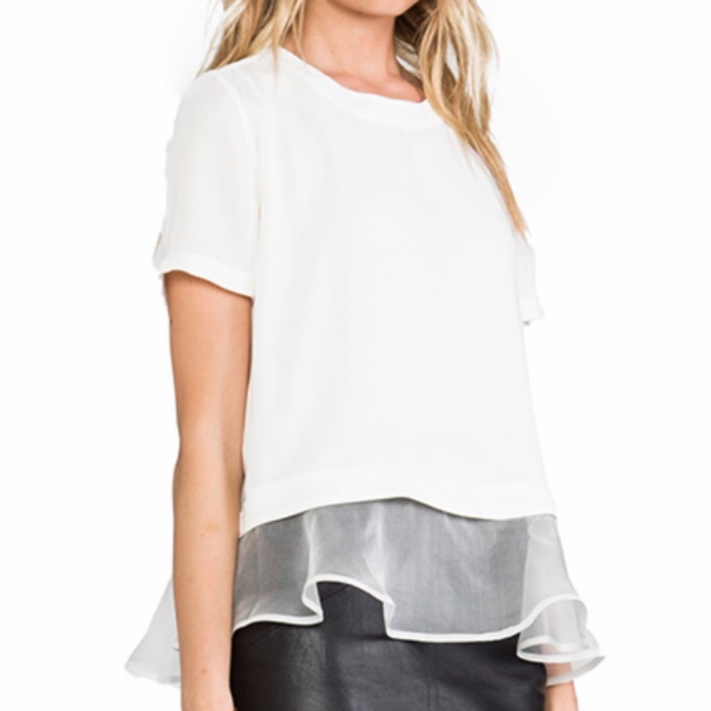 Elizabeth and James Tierney Top in Ivory